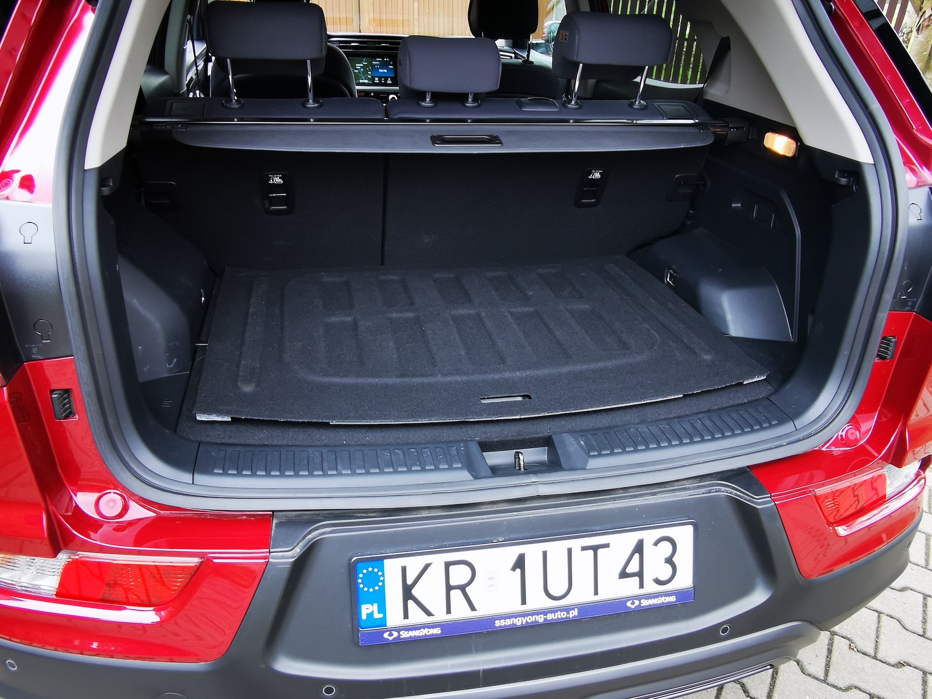 SsangYong Korando 1.5 LPG: bagażnik nie za duży