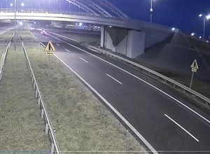 Jechał w nocy pod prąd na A1. Nagranie mrozi krew w żyłach