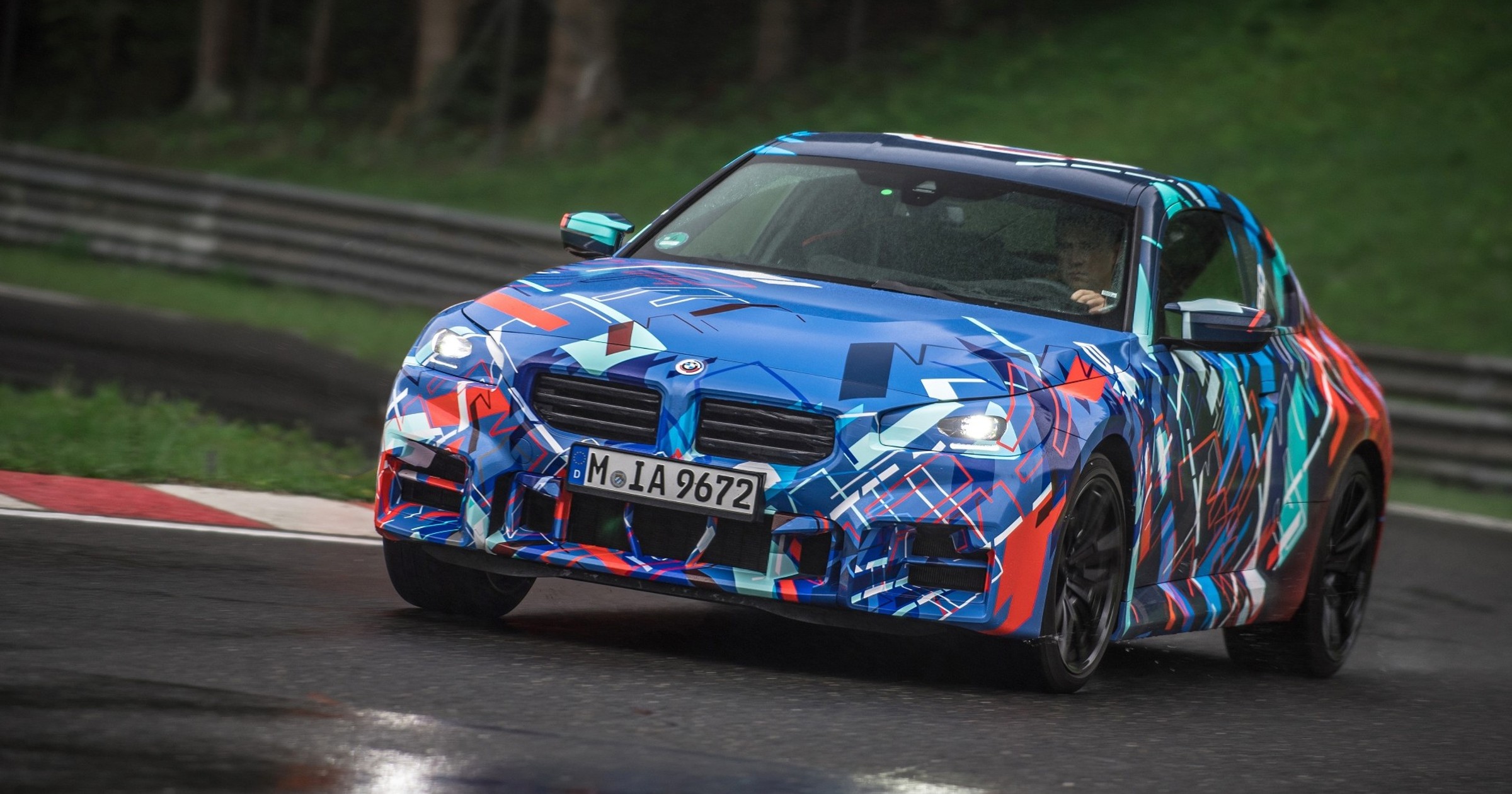 Nowe BMW M2 (2022) podczas testów na Salzburgringu