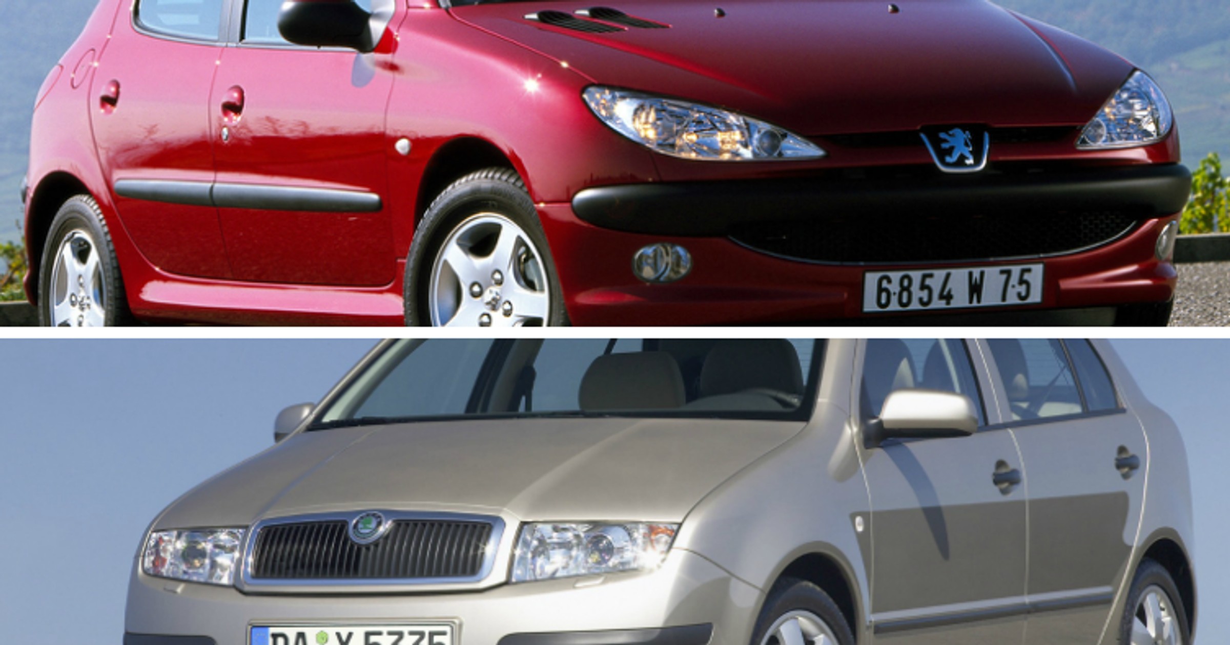 Skoda Fabia vs Peugeot 206