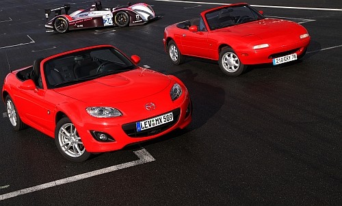 Mazda MX5 świętuje na torze Le Mans