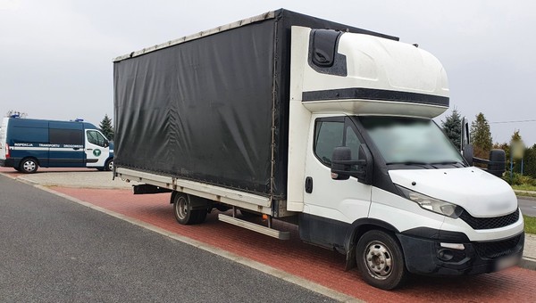 Masa przewożonego ładunku była większa niż ważył samochód