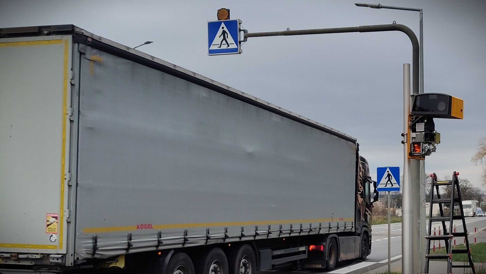 Fotoradar w m. Rumianek (woj. wielkopolskie) na DK92
