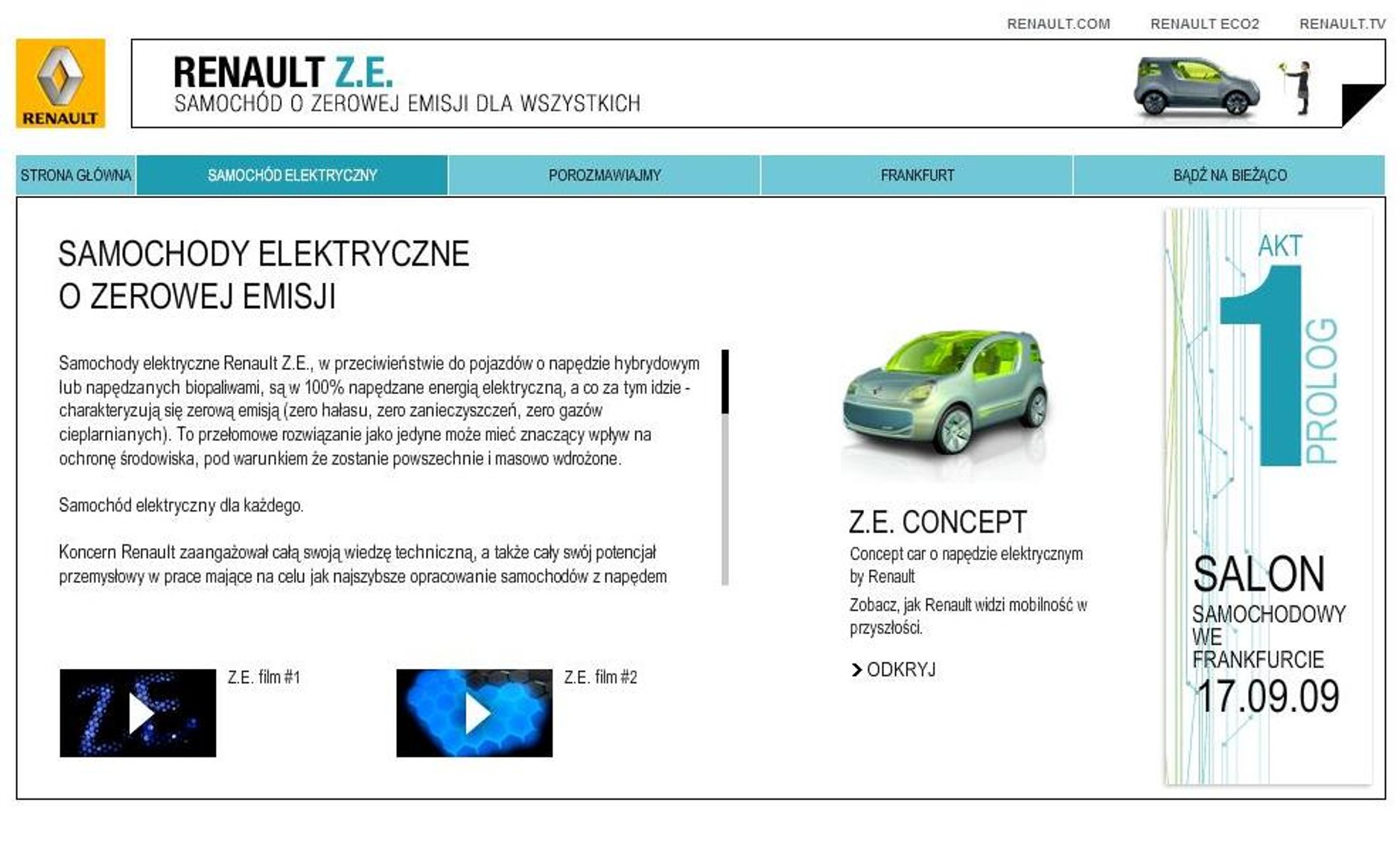 Renault Z.E. - Czyli Zero Emisji