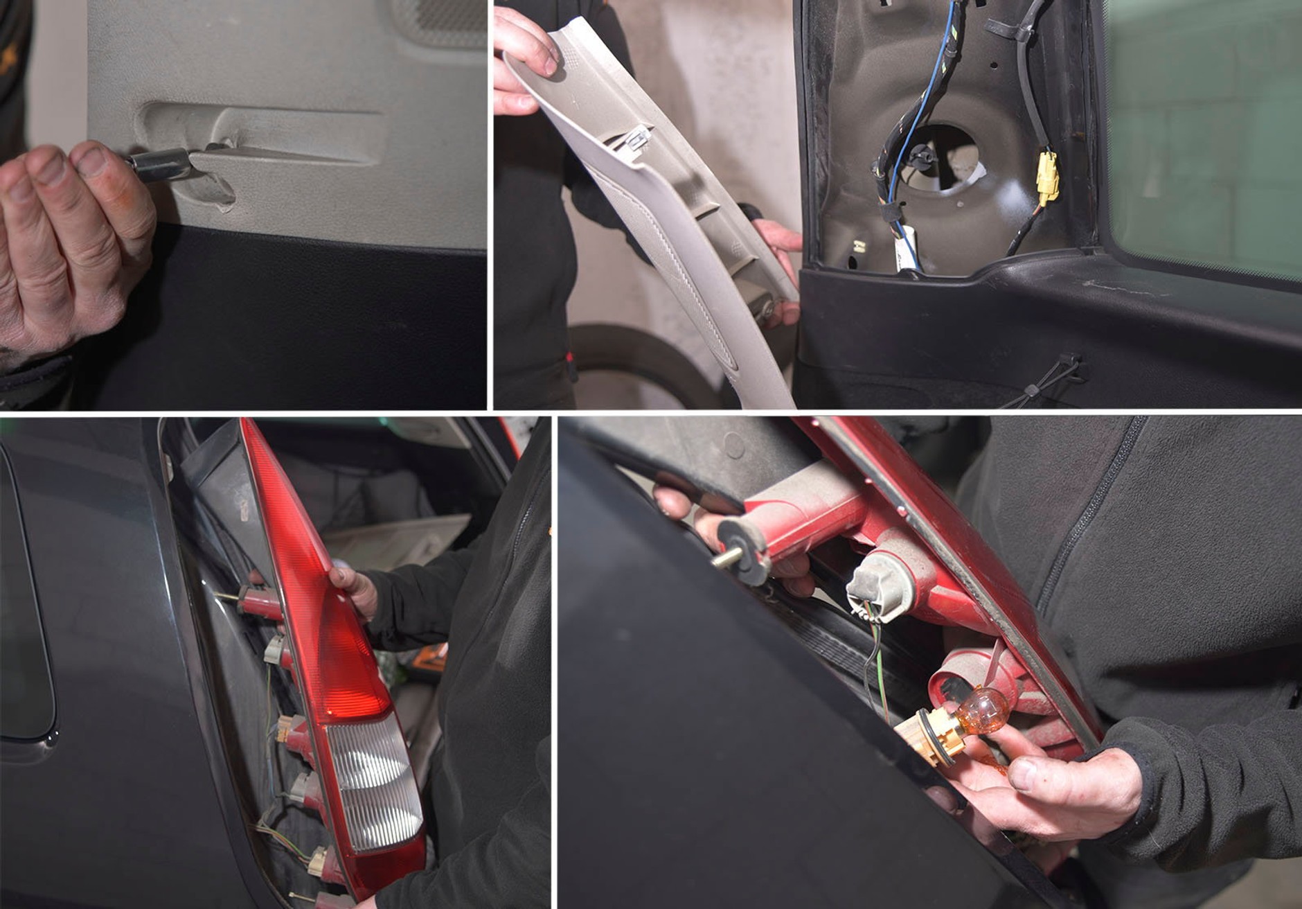 Serwis Forda Mondeo 2.0 TDCi: żarówki tylne