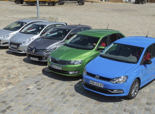 VW Polo kontra Ford Fiesta, Peugeot 208, Renault Clio i Skoda Rapid | Test