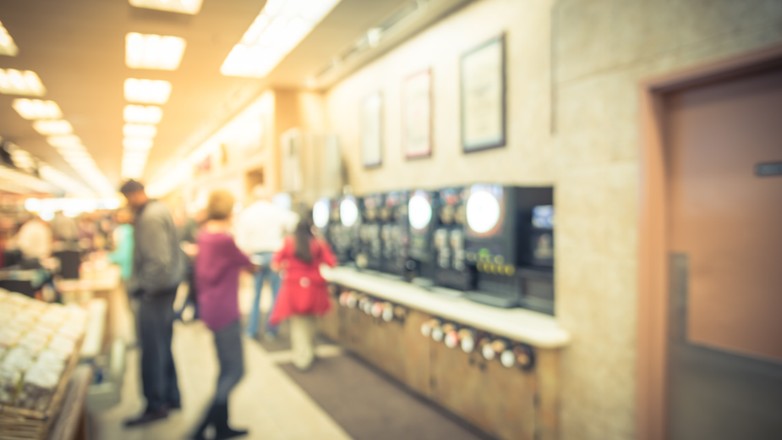 Sklep na stacji benzynowej