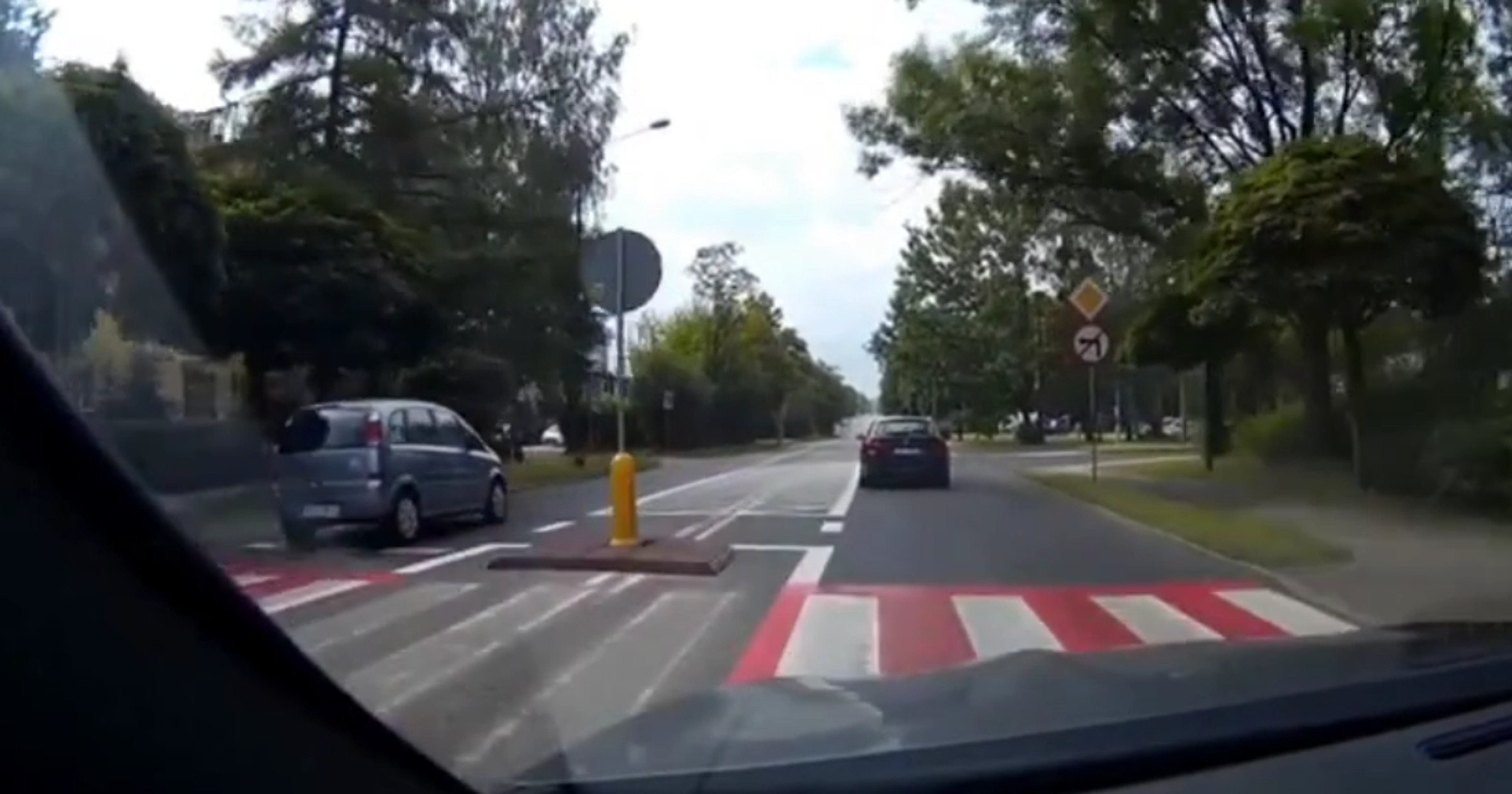 Za swoją jazdę zebrał 31 punktów karnych w dwie minuty