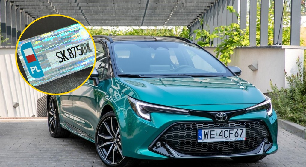 Naklejka rejestracyjna