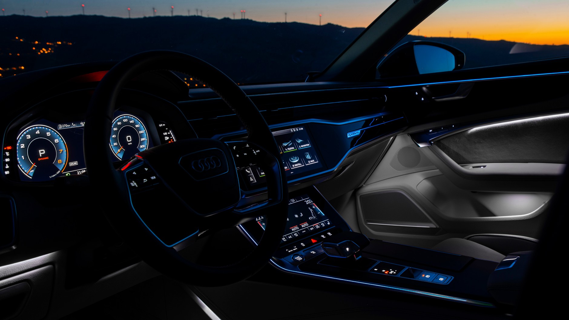 Oświetlenie ambientowe w Audi A6