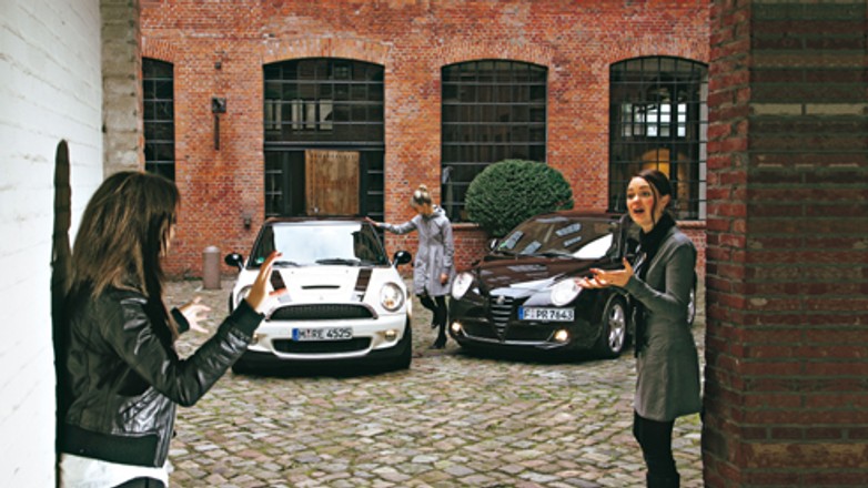 Alfa MiTo kontra Mini One  - O czym marzą kobiety?