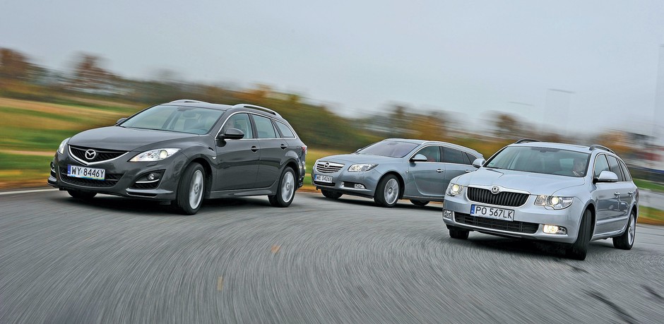 Porównanie: Mazda 6, Opel Insignia i Škoda Superb
