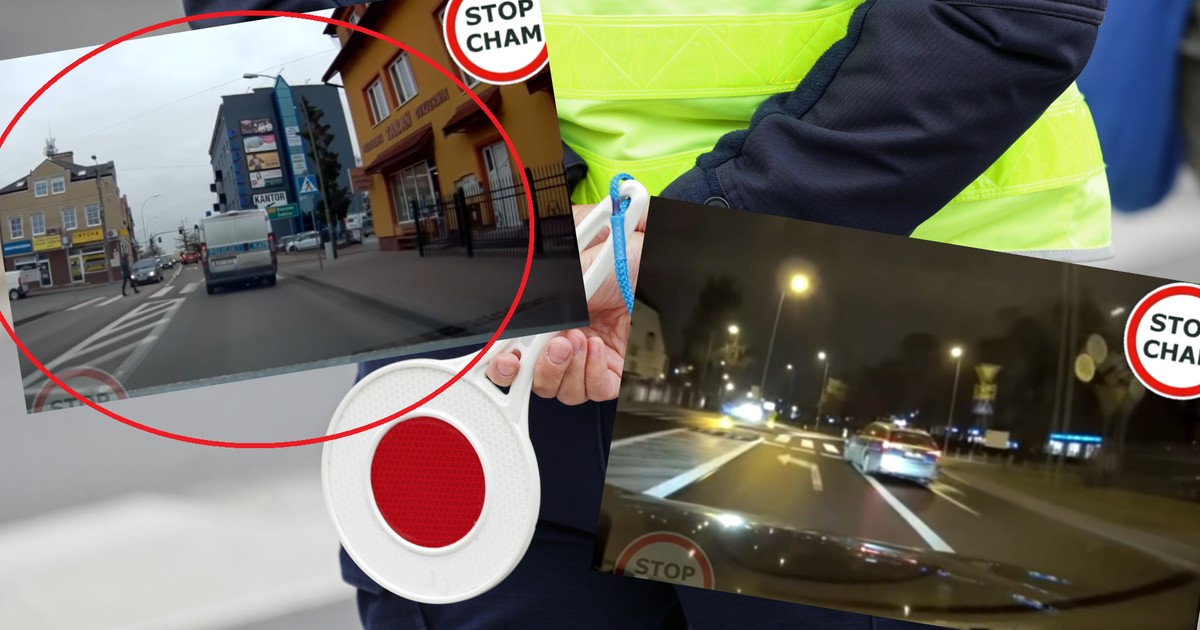 Internauci pokazali, jak służby mundurowe łamią przepisy (youttube.com/stopcham)