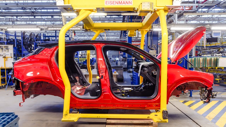 Alfa Romeo Junior w fabryce w Tychach