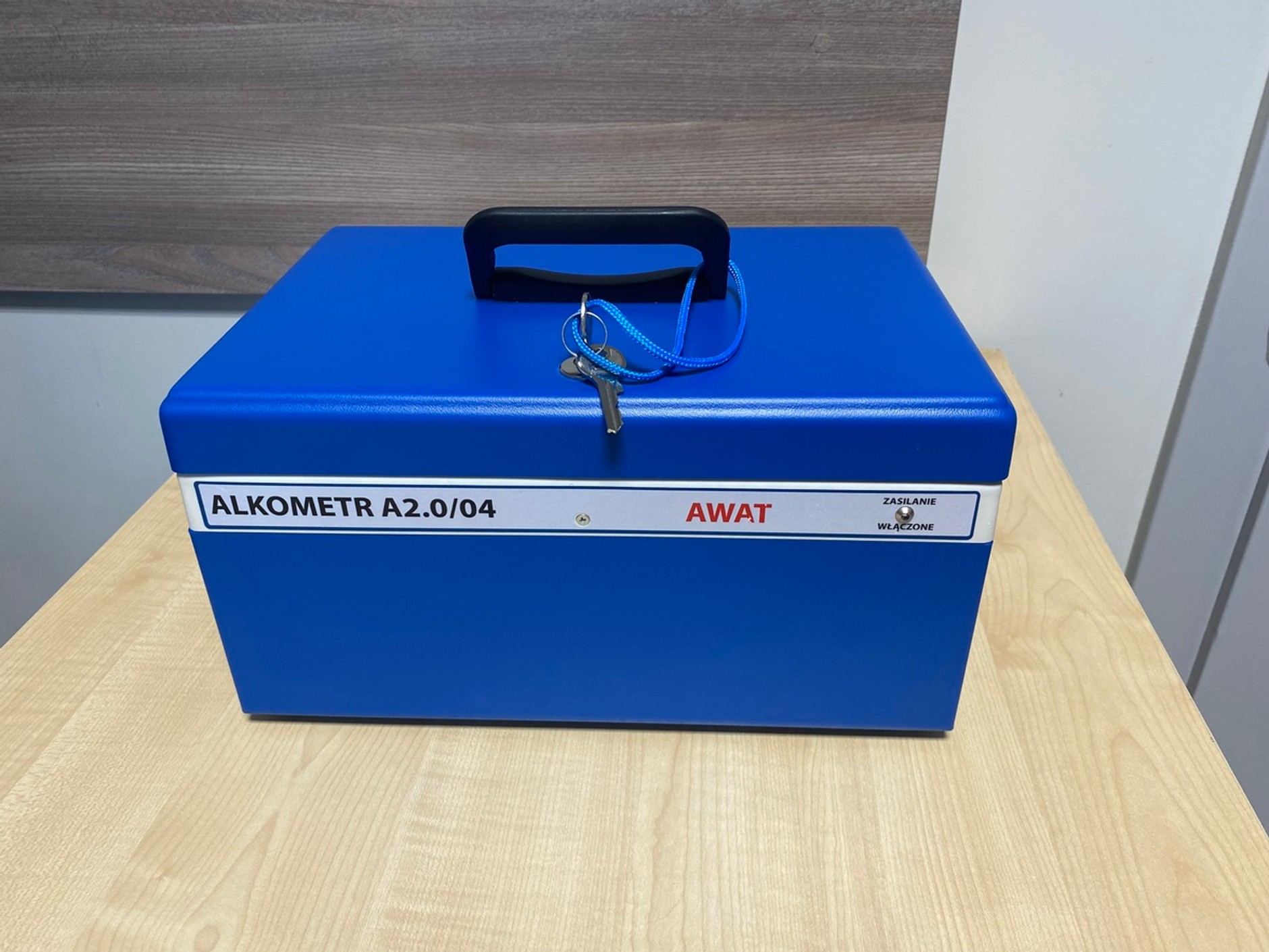 Nowy alkomat ALKOMETR w policji z Zambrowa