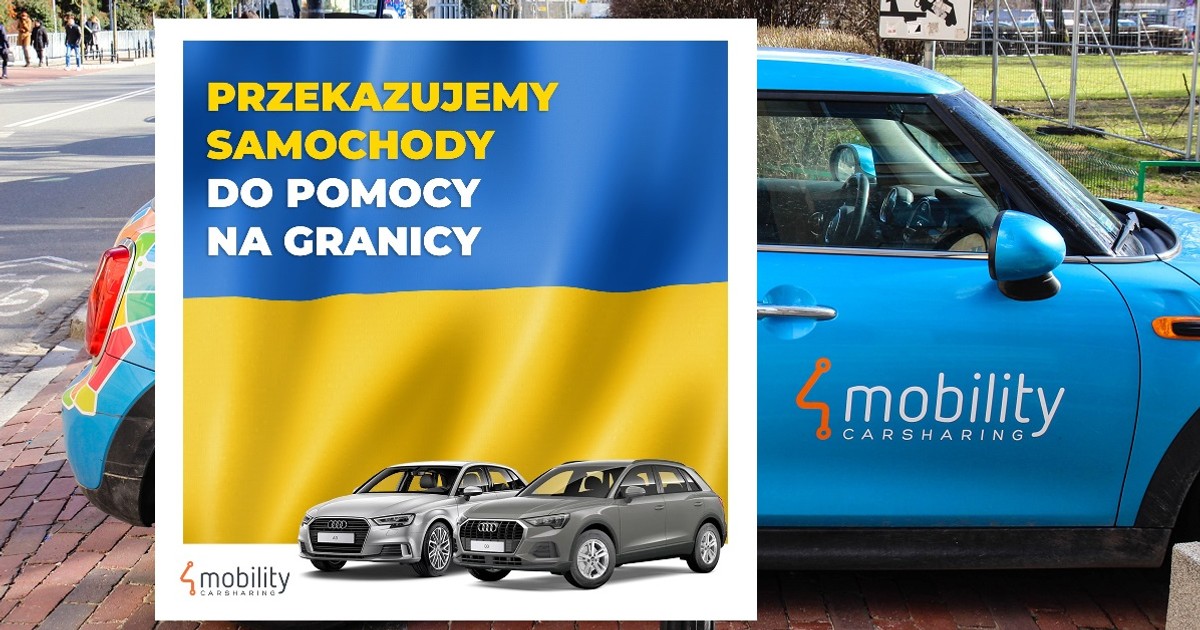 Firmy carsharingowe pomagają w transporcie osób z granicy z Ukrainą