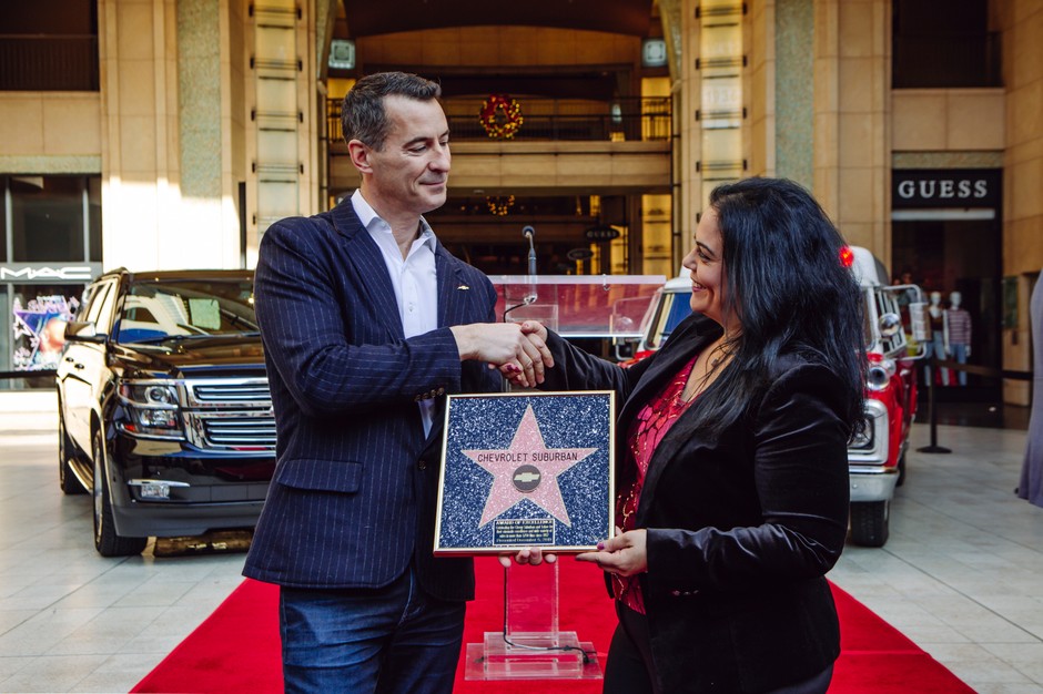 Chevrolet Suburban pierwszym autem uhonorowanym miejscem w Hollywoodzkiej Alei Gwiazd