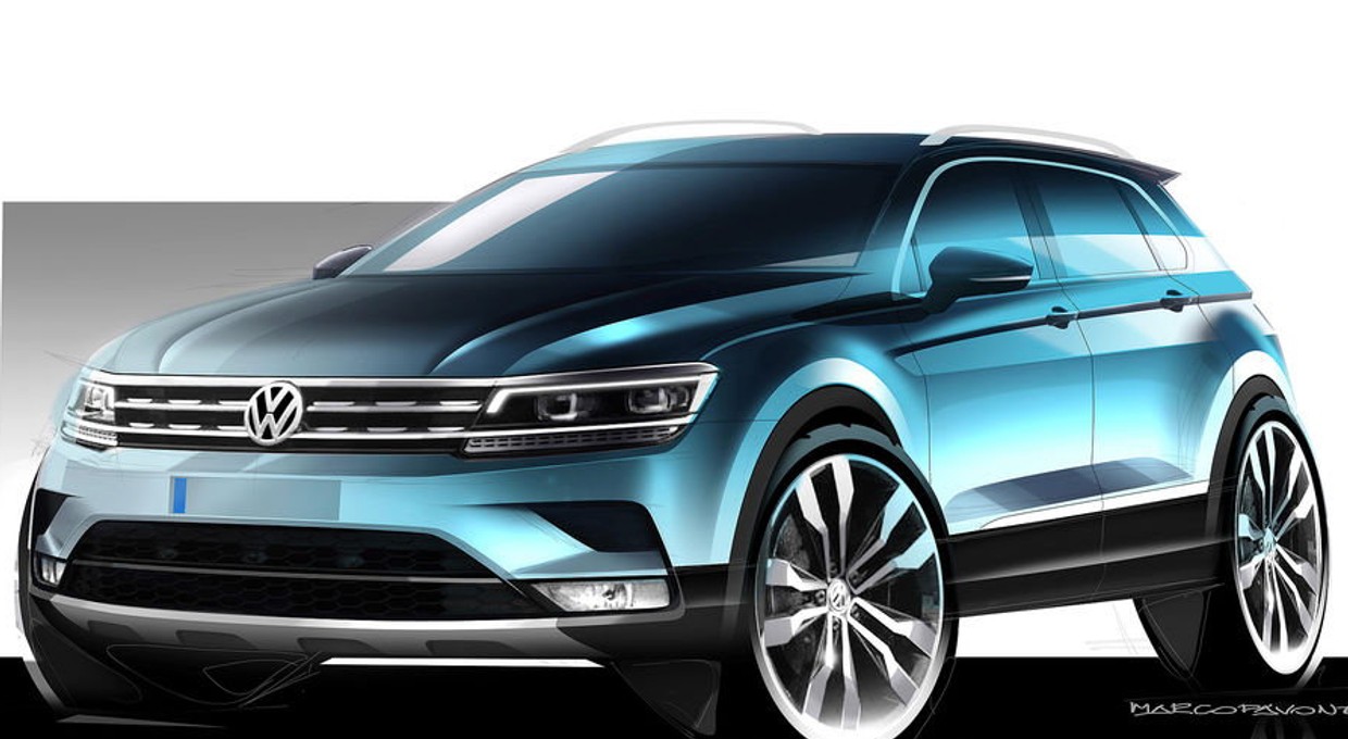 Frankfurt 2015: Volkswagen Tiguan II tuż przed premierą