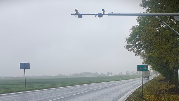Nowy odcinkowy pomiar prędkości już działa. Włączyli go tuż przed sylwestrem