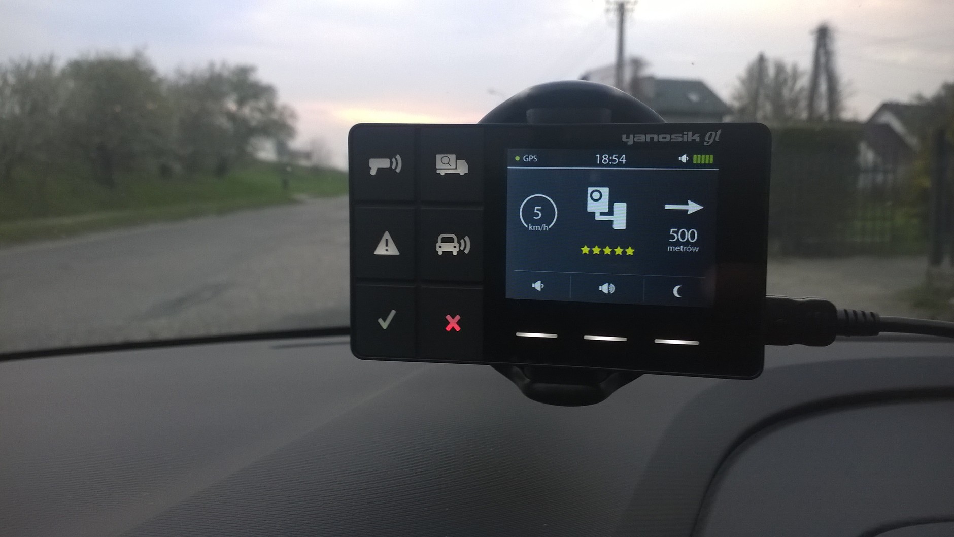 Yanosik GT pierwszy test 4