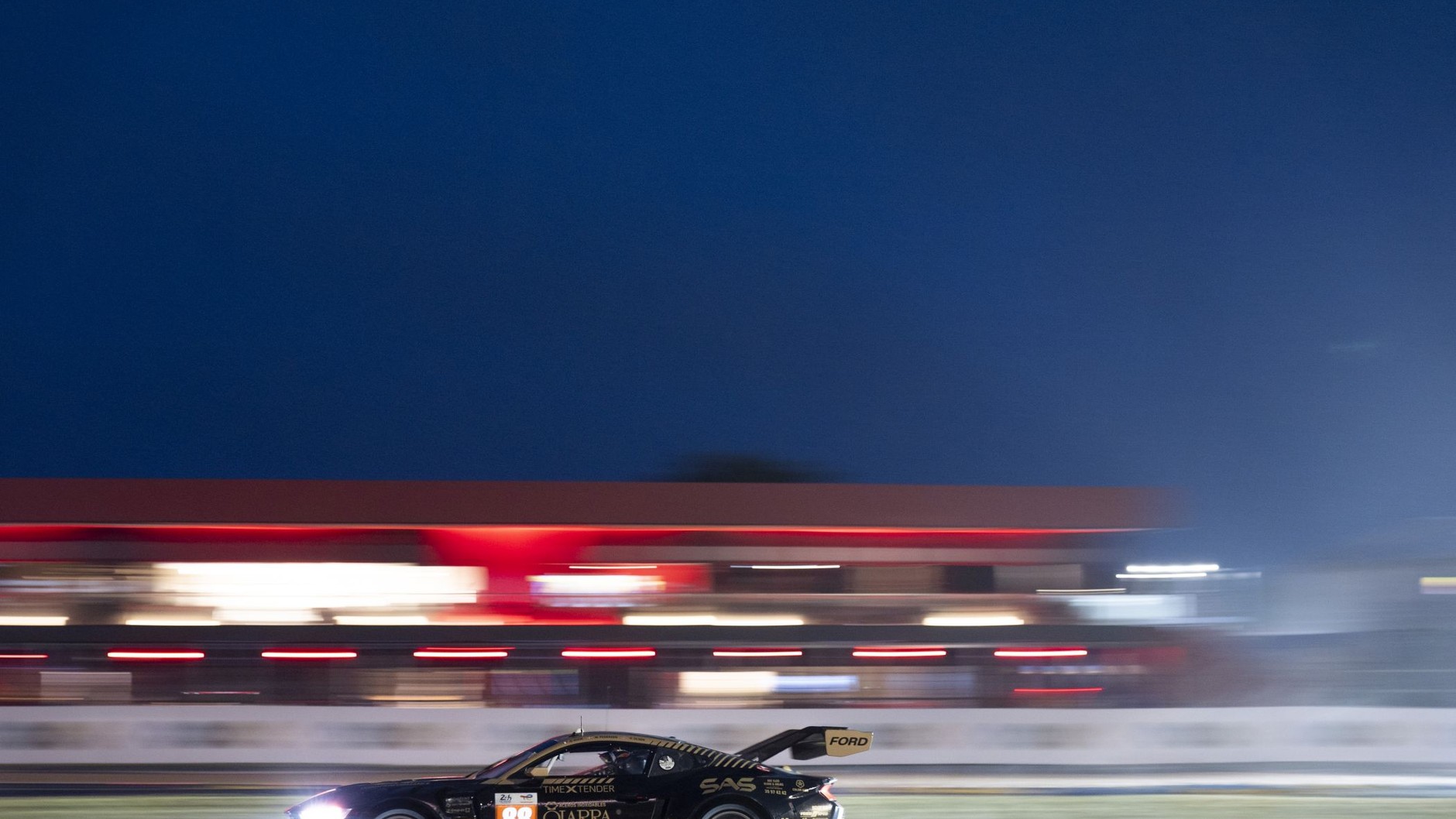 Ford Mustang GT3 podczas wyścigu 24h Le Mans 2024