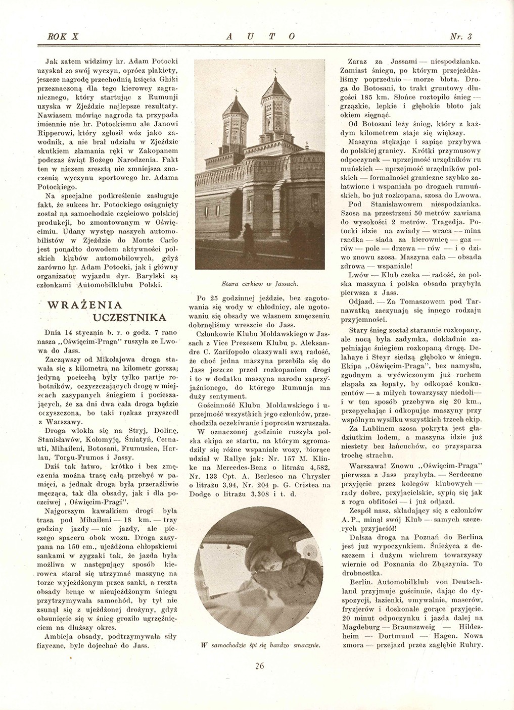 Zlot do Monte Carlo w 1930 r.