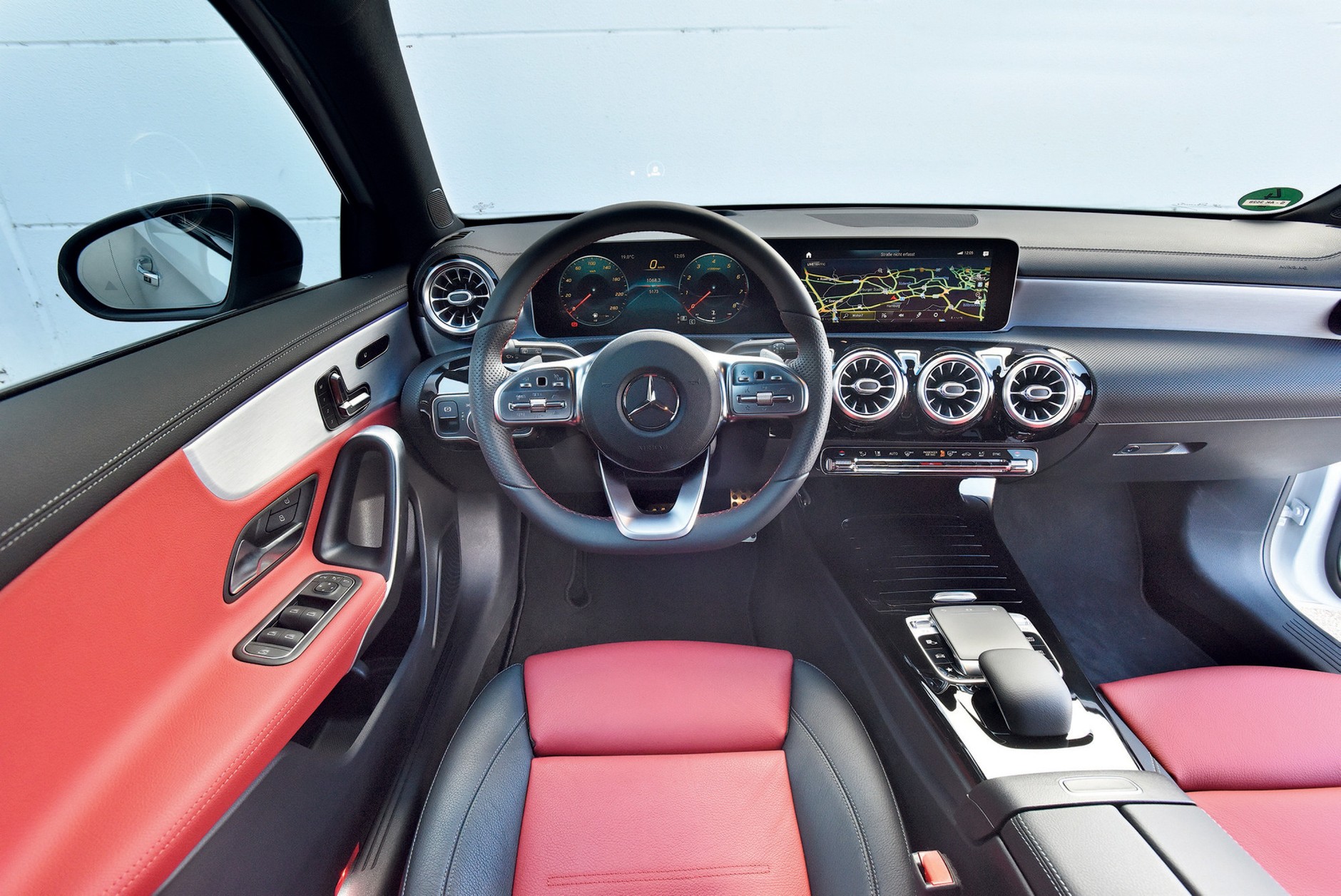 Mercedes klasy A - kokpit