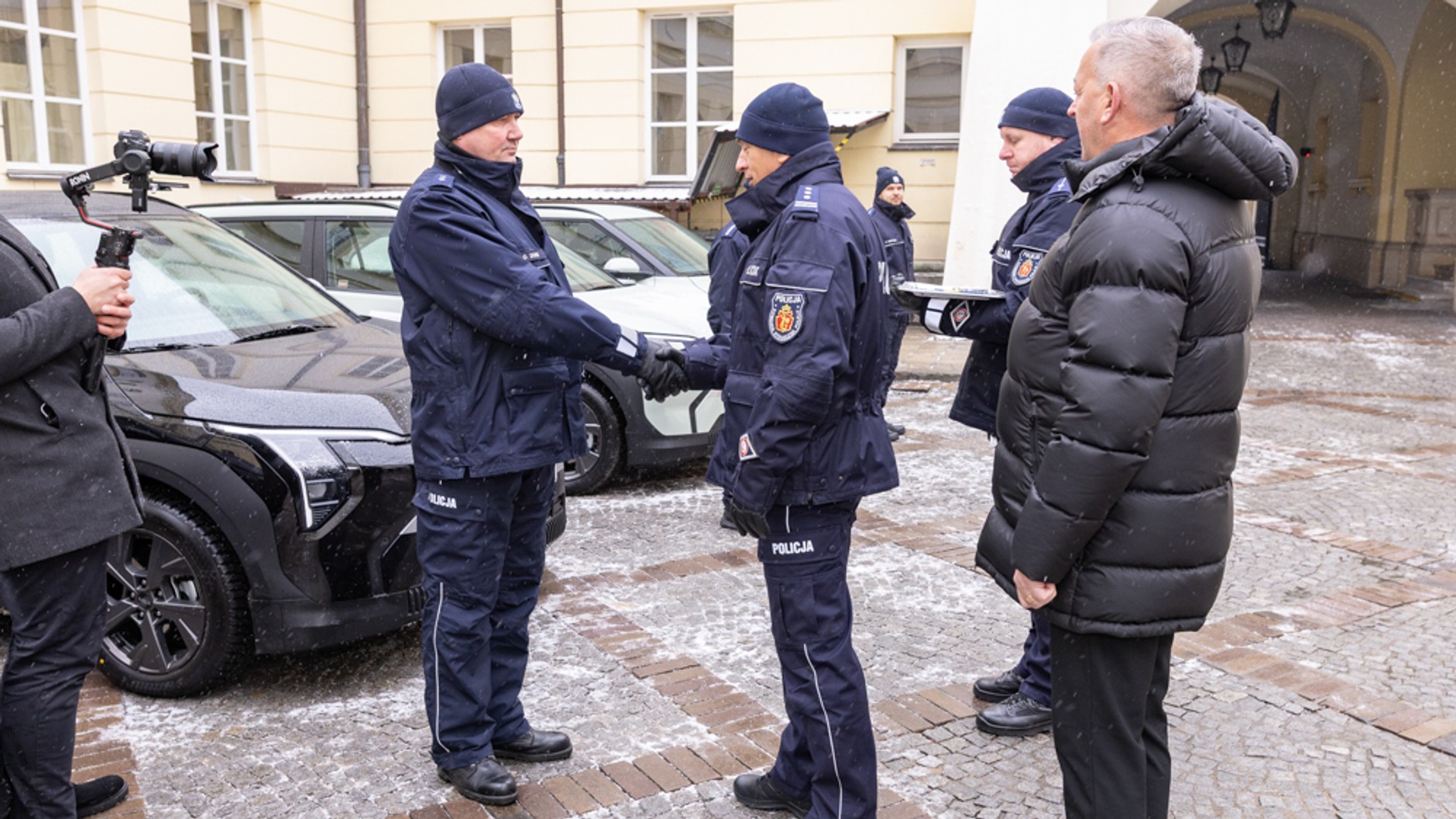Uroczyste przekazanie pojazdów