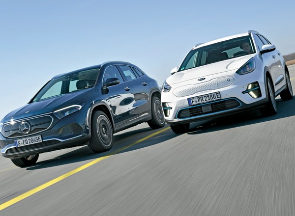 Czy ten duet zelektryfikuje motoryzację? Mercedes EQA kontra Kia e-Niro