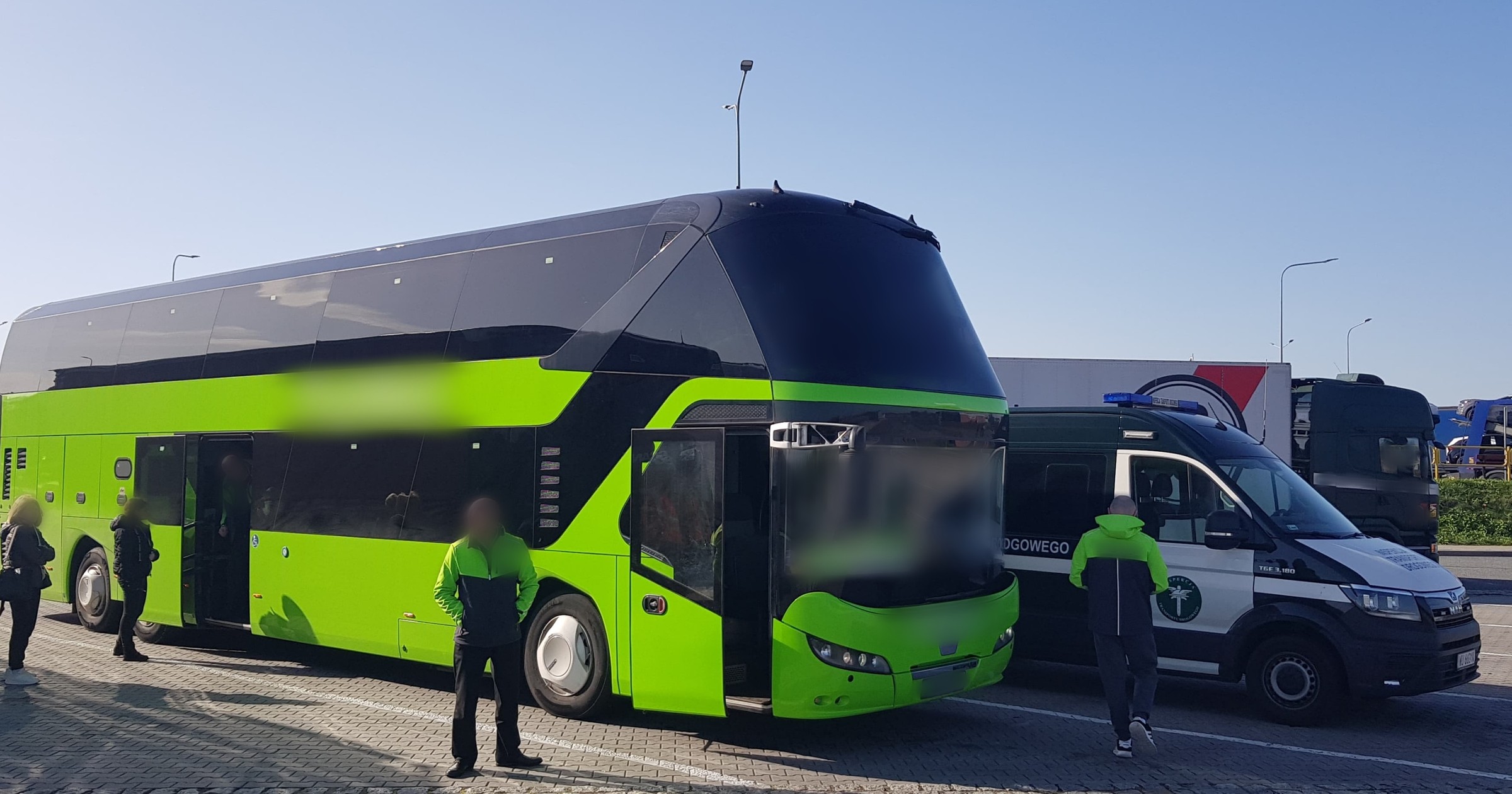 Ukraiński autokar zatrzymany do kontroli