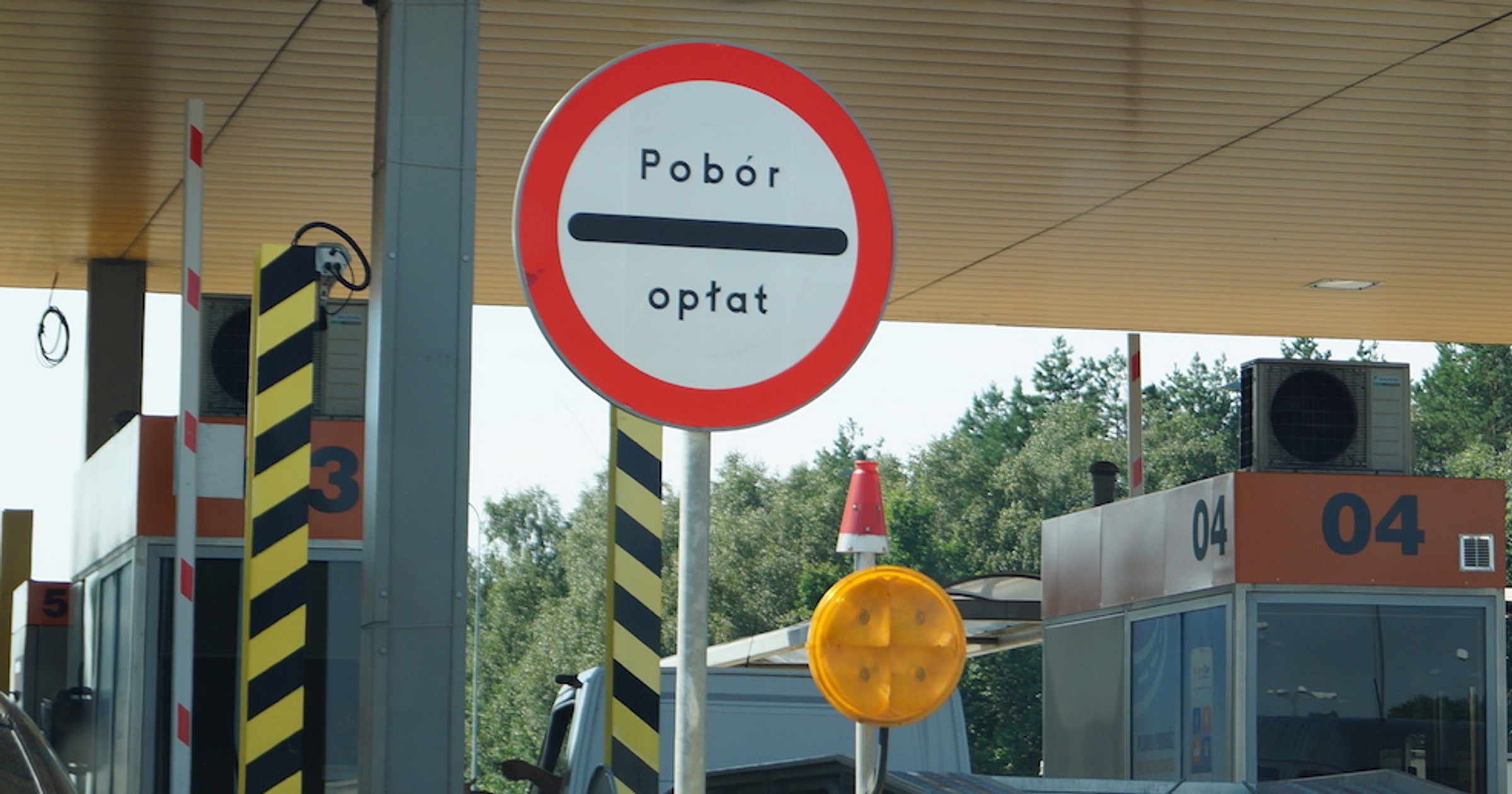 Pobór opłat na autostradzie