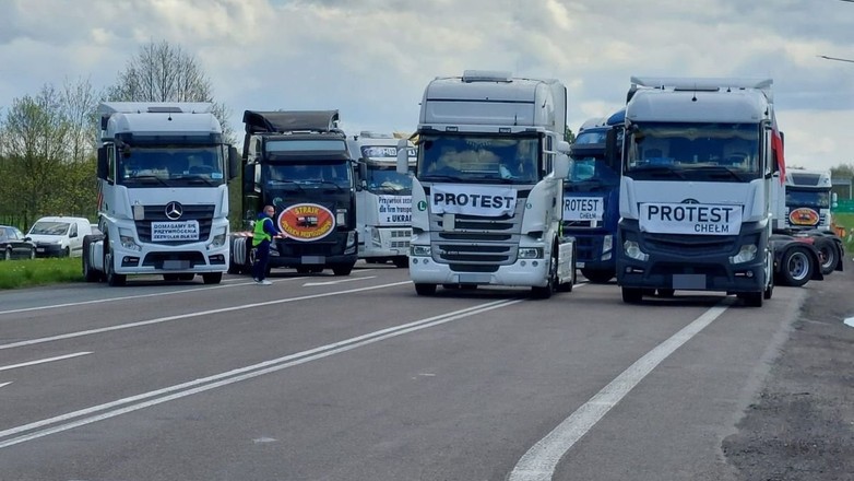 Protest przewoźników