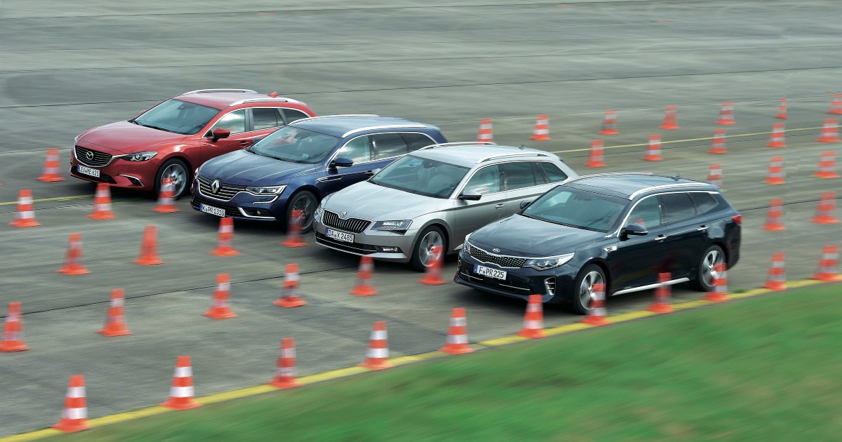 Pożeracze kilometrów - Kia Optima, Mazda 6, Renault Talisman i Skoda Superb