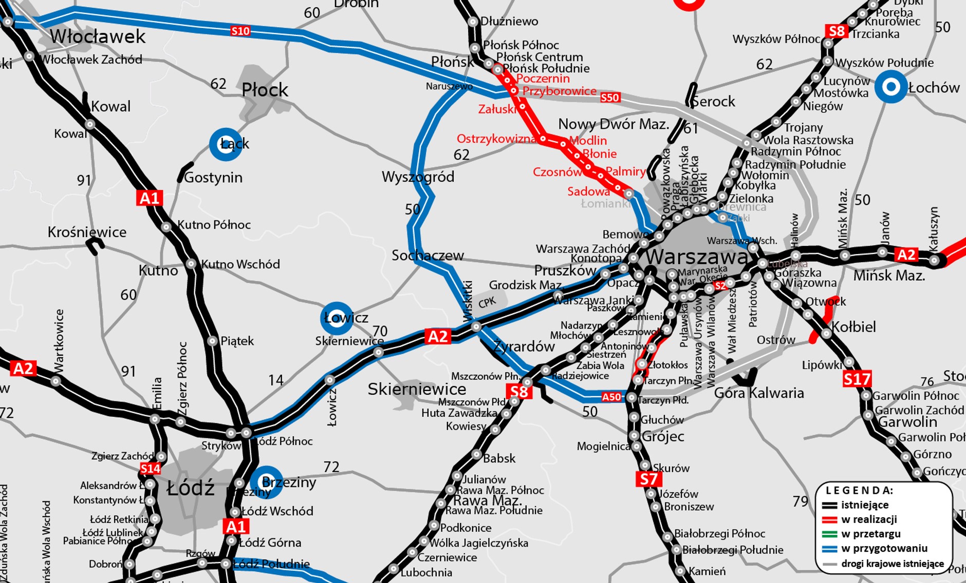 Mapa OAW