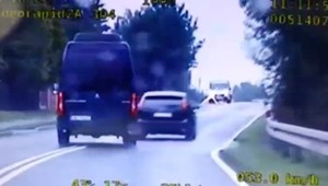 Spieszył się, bo chciał zarobić. I zarobił -  stawkę określili policjanci [WIDEO]
