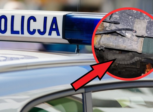 Policjanci zajrzeli pod samochód i oniemieli. "Niezrozumiałe wahania wagi"