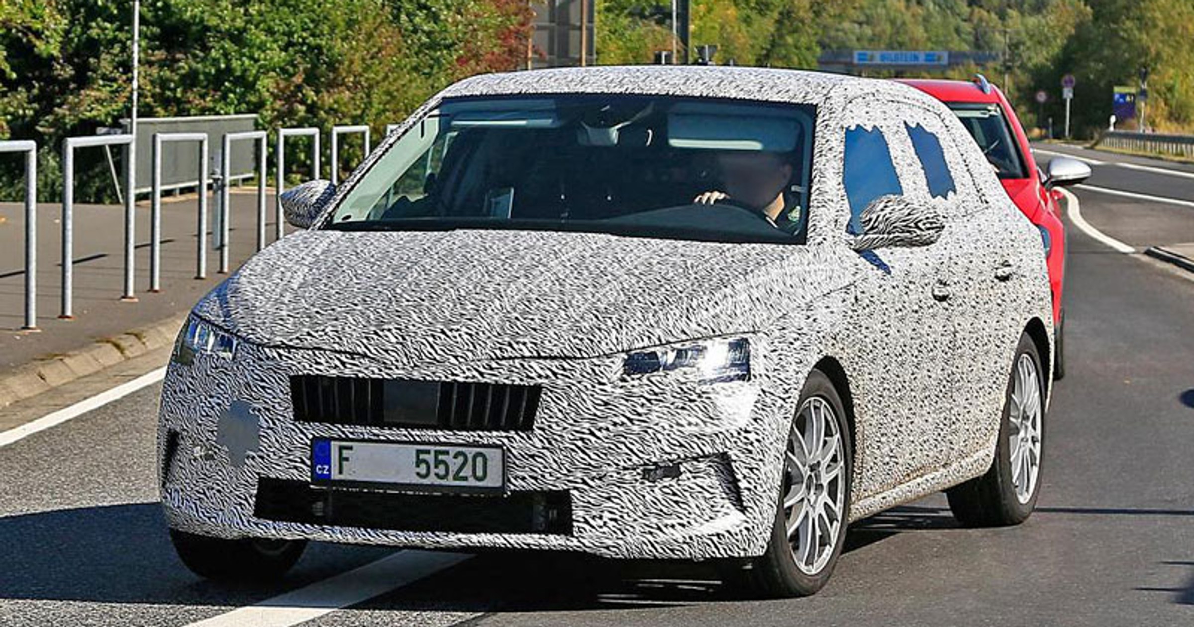 Nowa Skoda Rapid podczas testów