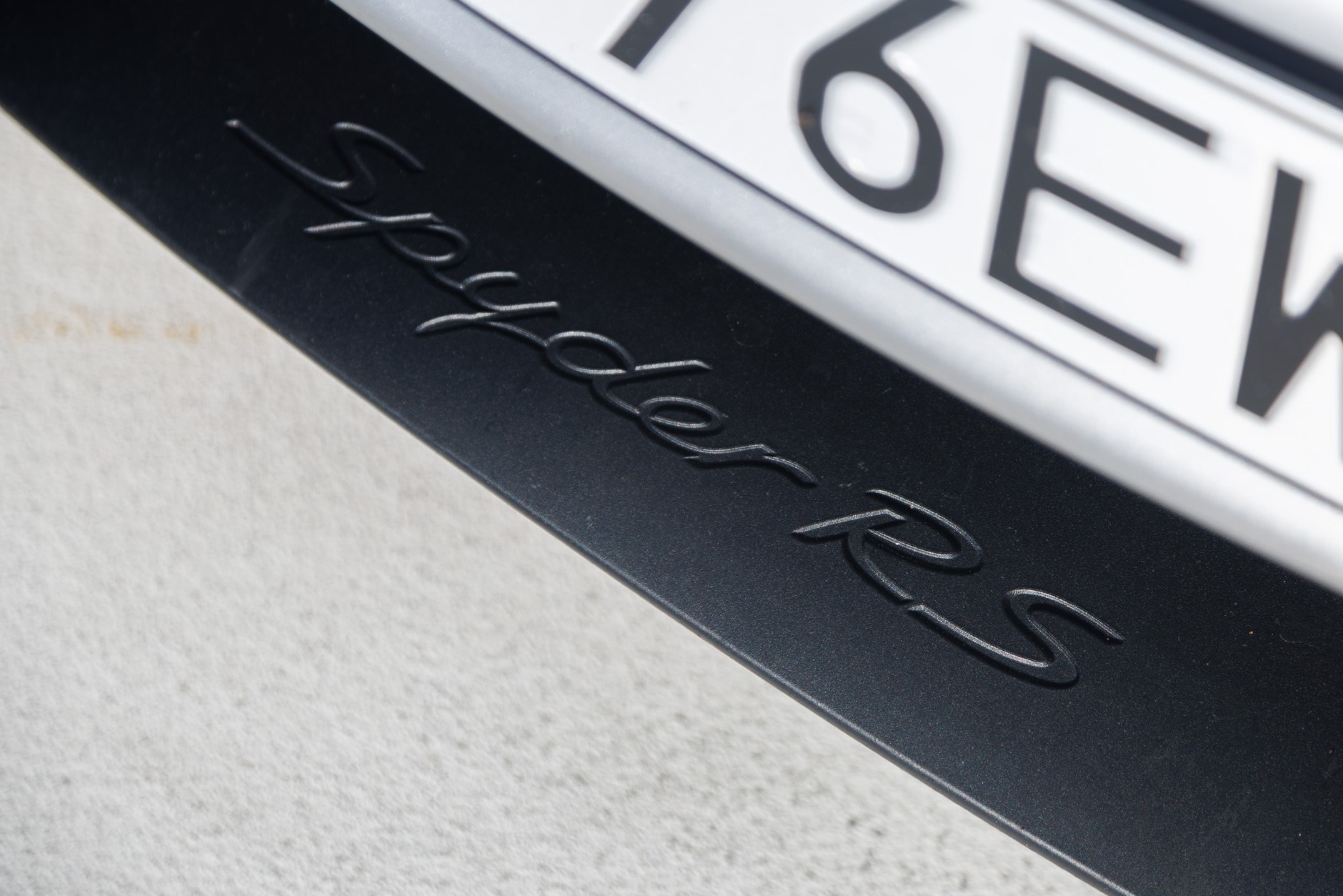 2025 porsche 718 Spyder RS