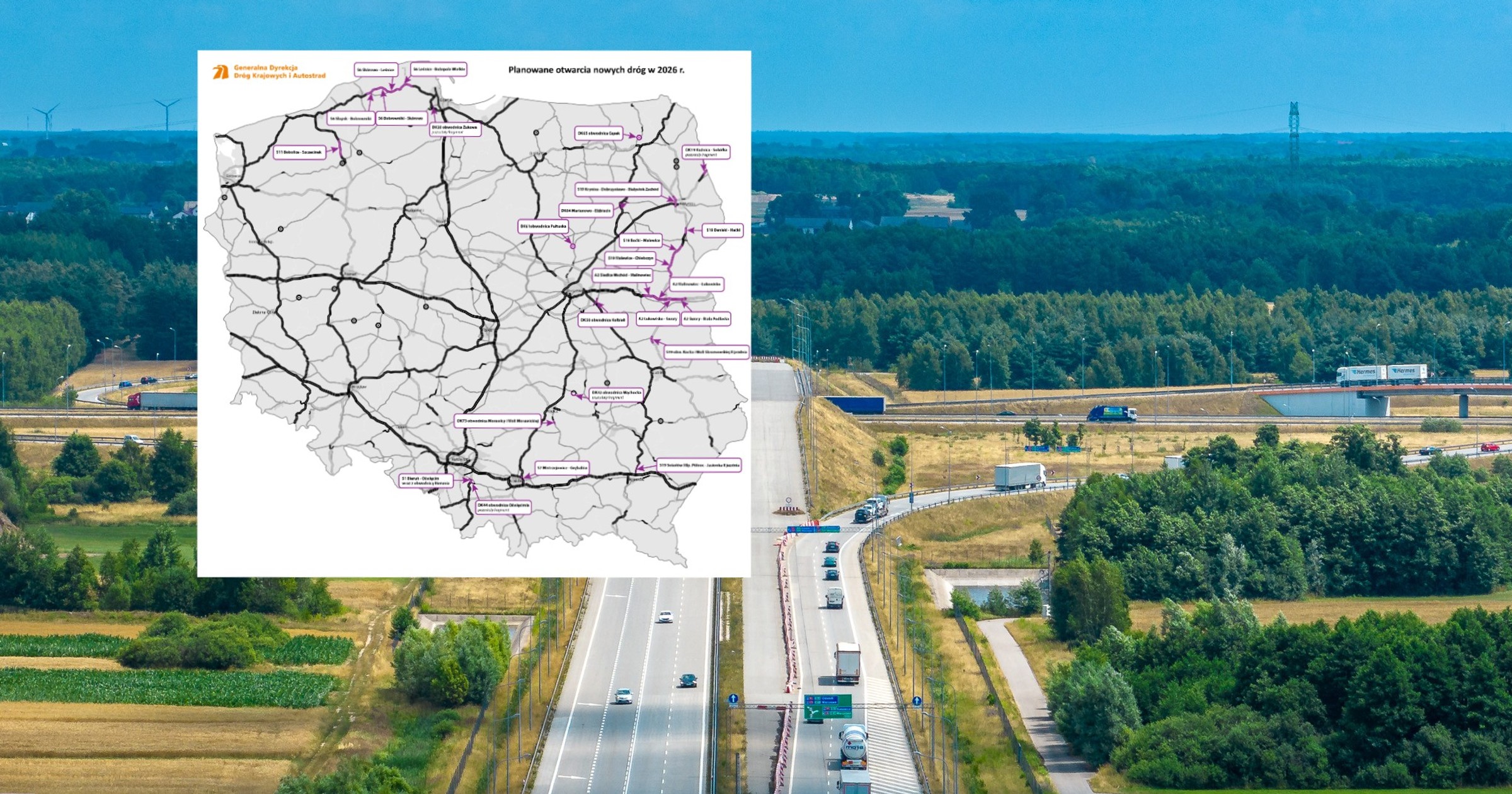 Nowe drogi w Polsce w 2026 r. Te odcinki zostaną otwarte - mapa