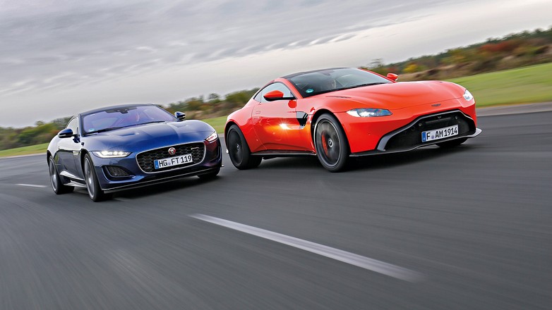Jaguar F-Type kontra Aston Martin Vantage