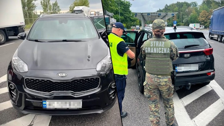 Straż Graniczna zatrzymała Polaka w Kii z fałszywymi tablicami z Ukrainy