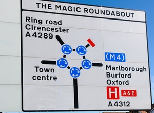 "Magiczne rondo" wygląda jak koszmar kierowców. Takiego skrzyżowania jeszcze nie widziałeś