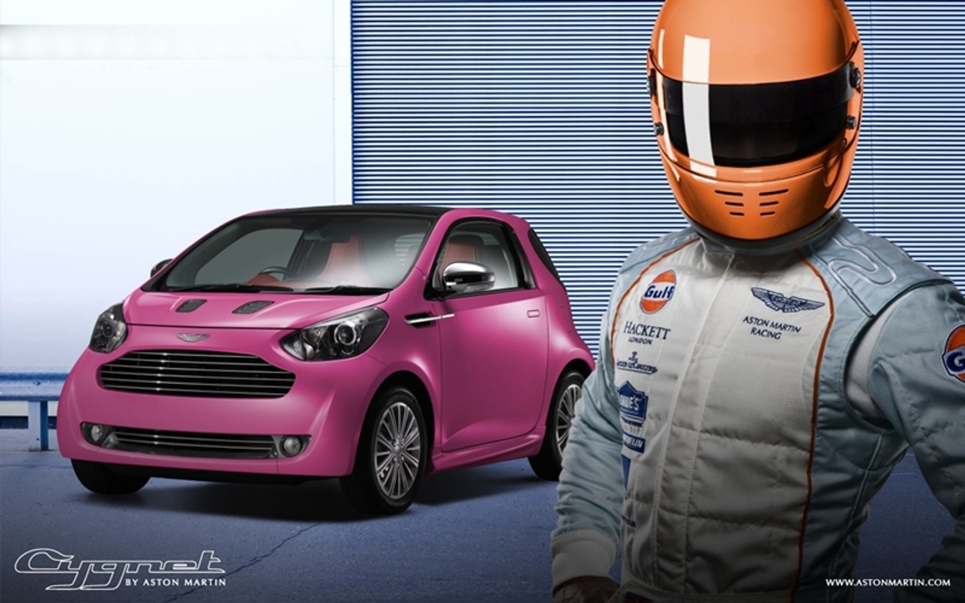 Aston Martin Cygnet – zrób sobie ekscentryczną tapetę