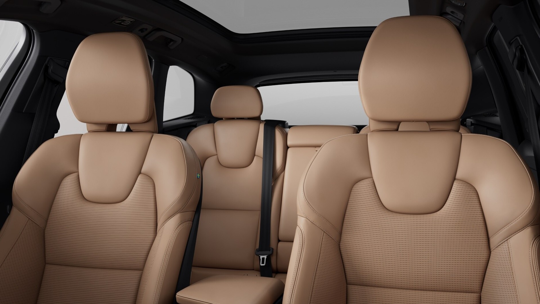 Volvo XC60 – wentylowana tapicerka ze skóry nappa w tonacji bursztynowej Amber