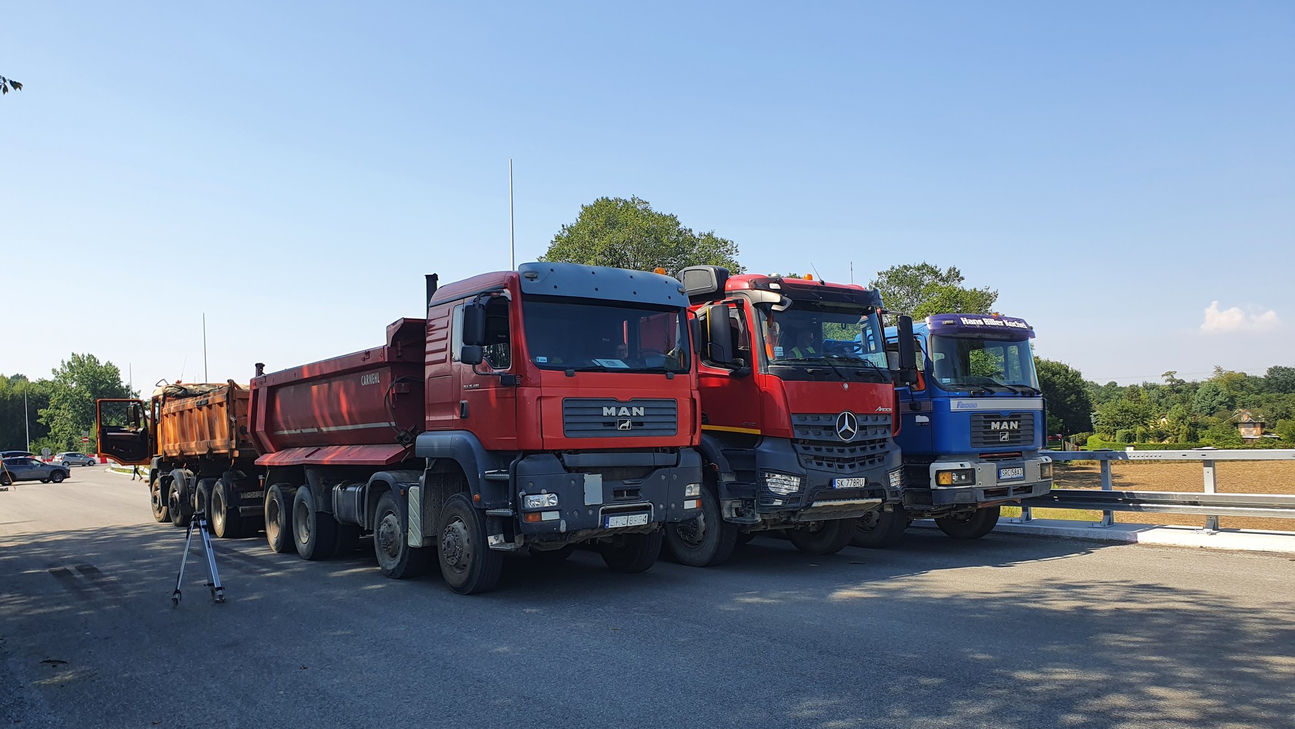 Próbne obciążenie obiektów w ciągu budowanej obwodnicy Kędzierzyna - Koźla