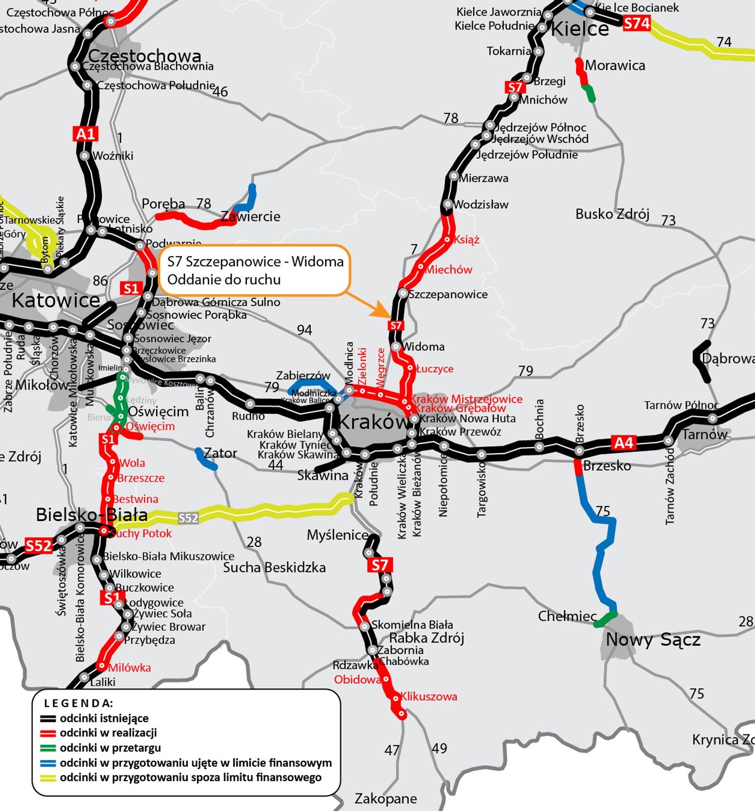 S7 Szczepanowice-Widoma