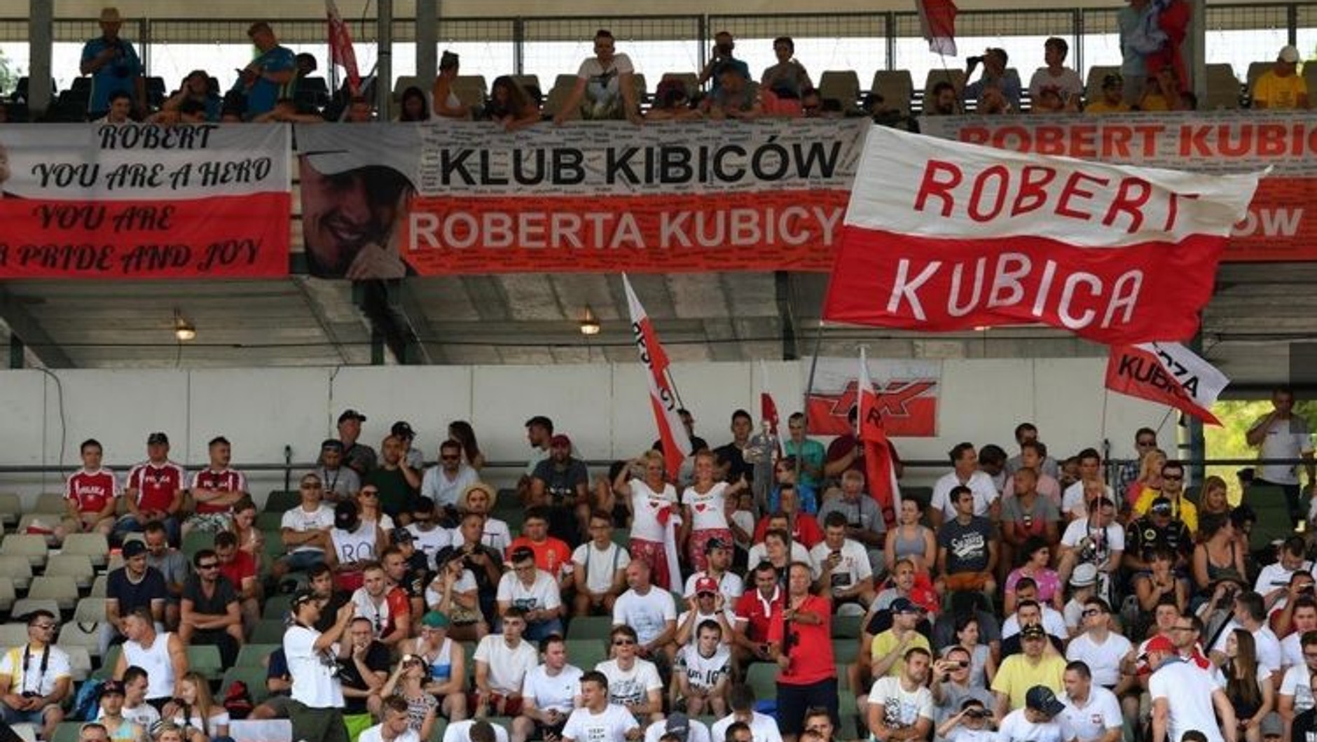 Polscy kibice na Hungaroringu