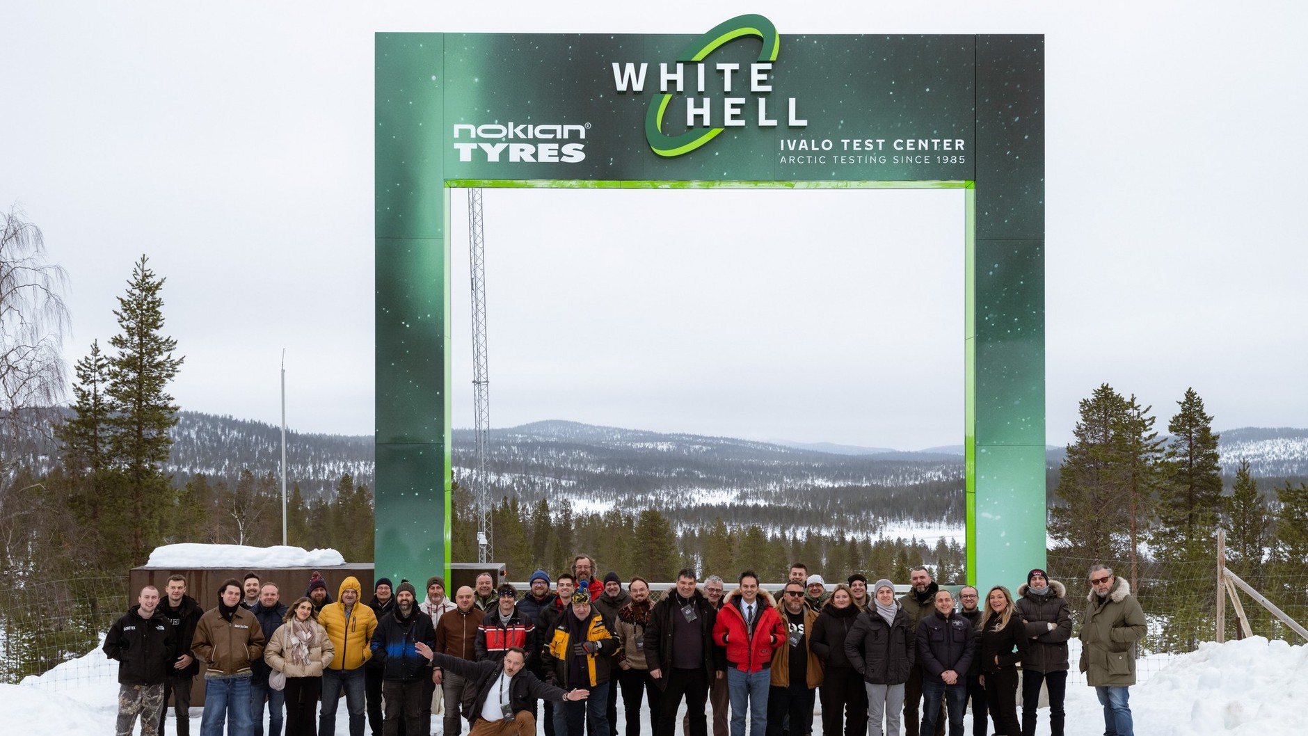 Centrum testowe Nokiana White Hell (Białe Piekło) w Ivalo