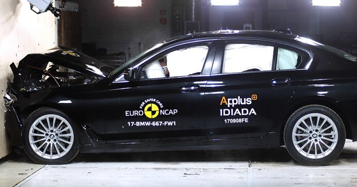 Crash-test BMW serii 5