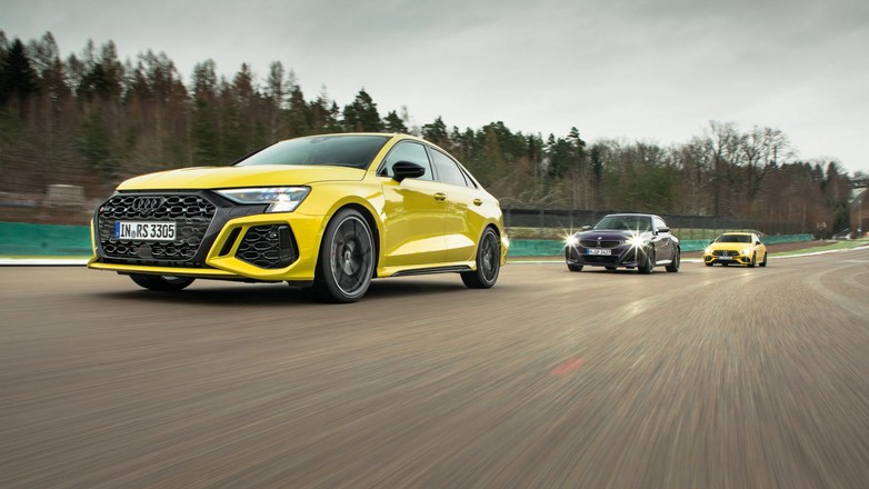Audi RS 3 kontra BMW M240i i Mercedes-AMG A 45 S